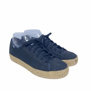 Keds Triple Kick Jute Espadrille Sneaker Black 8.5